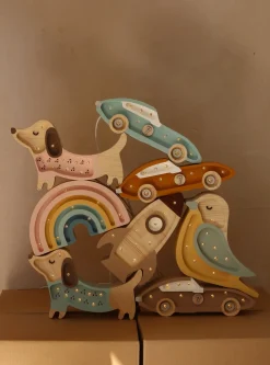 Little Lights Mini Lampe Hundehvalp, Pink