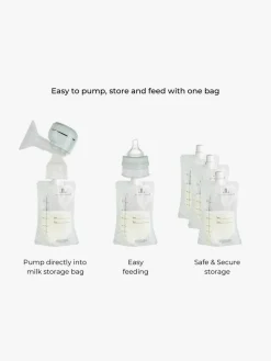 Lola & Lykke Modermælksposer 10 stk. inkl. Adapter