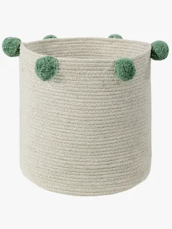 Lorena Canals Opbevaringskurv Bubbly, Natural-Green