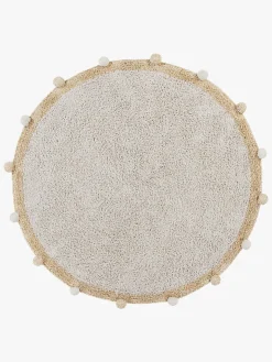 Lorena Canals  Vaskbart Gulvtæppe 120 Bubbly, Honningfarve