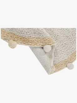 Lorena Canals  Vaskbart Gulvtæppe 120 Bubbly, Honningfarve