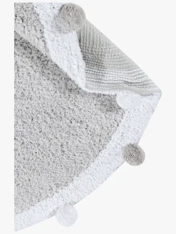 Lorena Canals  Vaskbart Gulvtæppe 120 Bubbly, Lysegrå