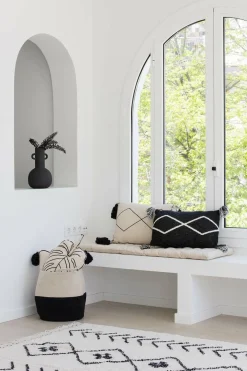 Lorena Canals Zoco Opbevaringskurv, Black-Natural