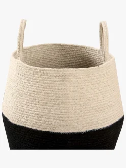 Lorena Canals Zoco Opbevaringskurv, Black-Natural