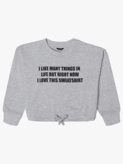 Luca & Lola Filippa Trøje, Grey Melange