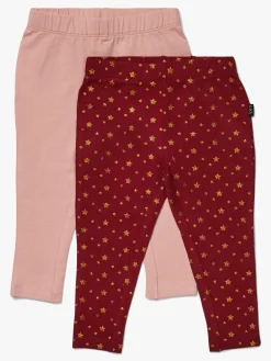 Luca & Lola Linda Leggings 2-pak, Wine/Pink