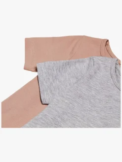 Luca & Lola Malena Top 2-pack, Grey Melange/Adobe Rose