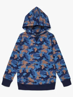Luca & Lola Rafaele Hoodie, Blue Camouflage
