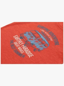 Luca & Lola Riccione T-Shirt 2-pak, Red/Grey Melange