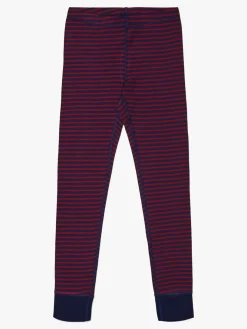 Luca & Lola Toto Lange Underbukser 2-pak, Navy/Stripes