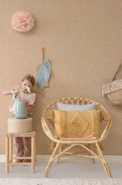 Majvillan Tapet Animal Dots, Dusty Peach