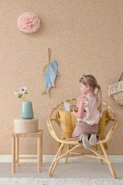 Majvillan Tapet Animal Dots, Dusty Peach