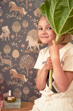 Majvillan Tapet My Sweet Pony, Midnight Blue