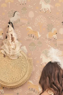 Majvillan Tapet My Sweet Pony, Dreamy Pink