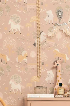 Majvillan Tapet My Sweet Pony, Dreamy Pink