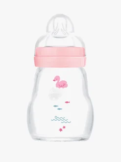 MAM Feel Good Sutteflaske Glas 170 ml, Mix