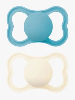 MAM Supreme Silikone Sutter 6-16m 2-pak, Blå/Neutral
