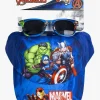 Marvel Avengers Kasket & Solbriller, Blå