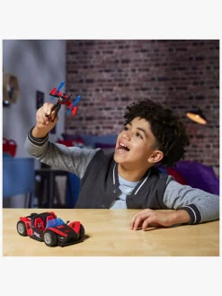 Marvel Spider-Man Epic World of Actionfigur med Bil - Miles Morales Remix Blast-Racer