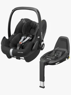 Maxi-Cosi Pebble Pro i-Size Autostol Baby Inkl. Family Fix 3 Base, Essential Black