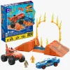 Mega Hot Wheels Bilsæt Smash N Crash Tiger Shark Chomp Course, 245 dele