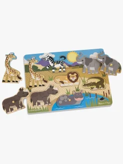 Melissa & Doug Knoppuslespil Safari 7 Brikker