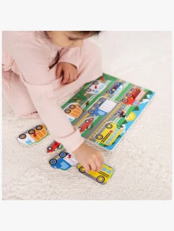 Melissa & Doug Knoppuslespil Af Træ Transportmidler 8 Dele
