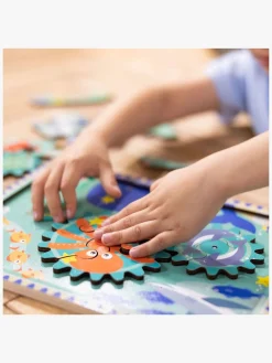 Melissa & Doug Puslespil med Tandhjul Havtema 18 Brikker