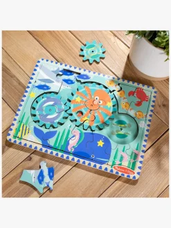 Melissa & Doug Puslespil med Tandhjul Havtema 18 Brikker