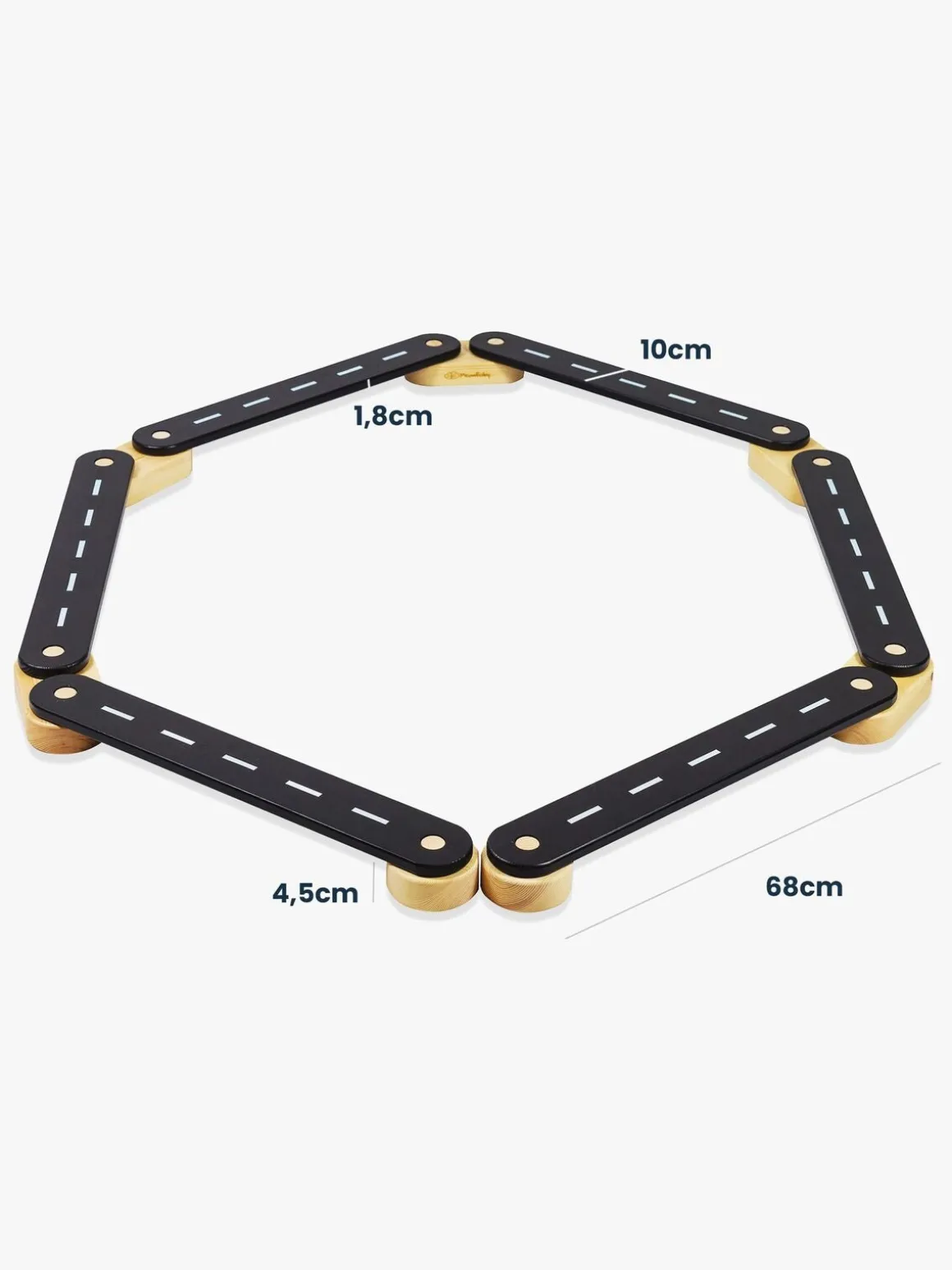 Meowbaby Balancebane 6 Dele, Sort