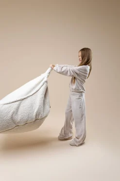 Meowbaby Bearly Sækkestol, Cremefarvet