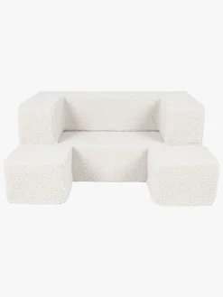 Meowbaby Play Bearly Cube  Bygbar Sofa, Cremefarvet