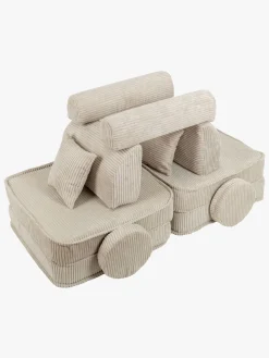 Meowbaby Play Pocket  Bygbar Sofa Plus Aesthetic, Ecru