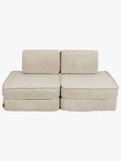 Meowbaby Play Pocket  Bygbar Sofa Plus Aesthetic, Ecru