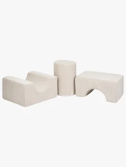 Meowbaby Shape Sæt 3 Elementer, Ecru