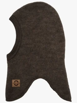 Mikk-Line Elefanthue Merinould, Dark Brown Melange