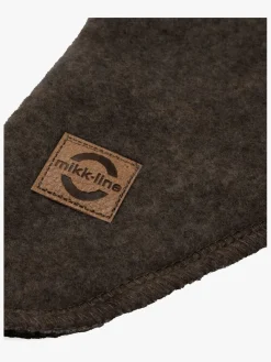 Mikk-Line Elefanthue Merinould, Dark Brown Melange