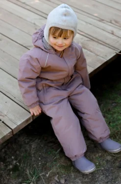 Mikk-Line Elefanthue Merinould, Melange Offwhite