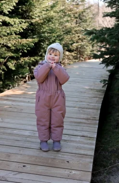 Mikk-Line Elefanthue Merinould, Melange Offwhite