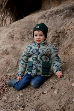 Mikk-Line Teddy-jakke, Balsam Green