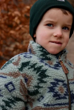 Mikk-Line Teddy-jakke, Balsam Green