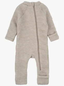 Mikk-Line Ulddragt Merino, Melange Offwhite