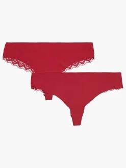 Milki String 2-Pak, Wine Red