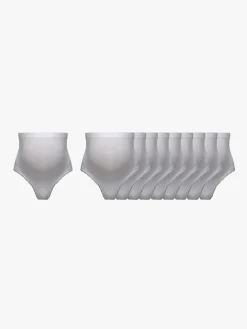 Milki String Seamless Graviditetstrusser 10-Pak Str. XS-S, White