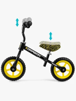 Milly Mally Dragon Løbecykel, Sort