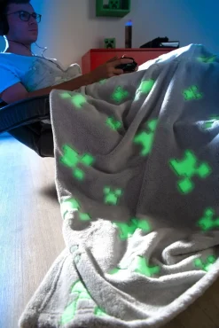 Minecraft Cuddle Tæppe med 
