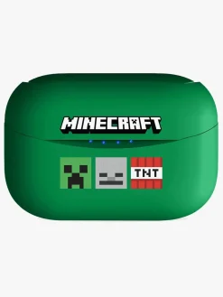 Minecraft Høretelefoner In-Ear TWS, Grøn