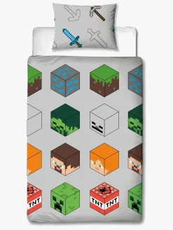 Minecraft Pixel Sengesæt 140 x 200 cm