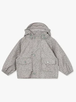 MINI A TURE Julien Regnjakke, Print Vapor Gray