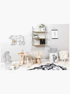 Minitude Bogstavslampe F, Sort